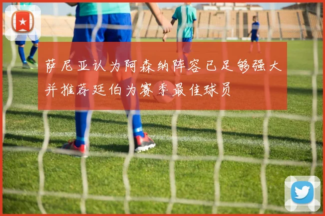 萨尼亚认为阿森纳阵容已足够强大并推荐廷伯为赛季最佳球员